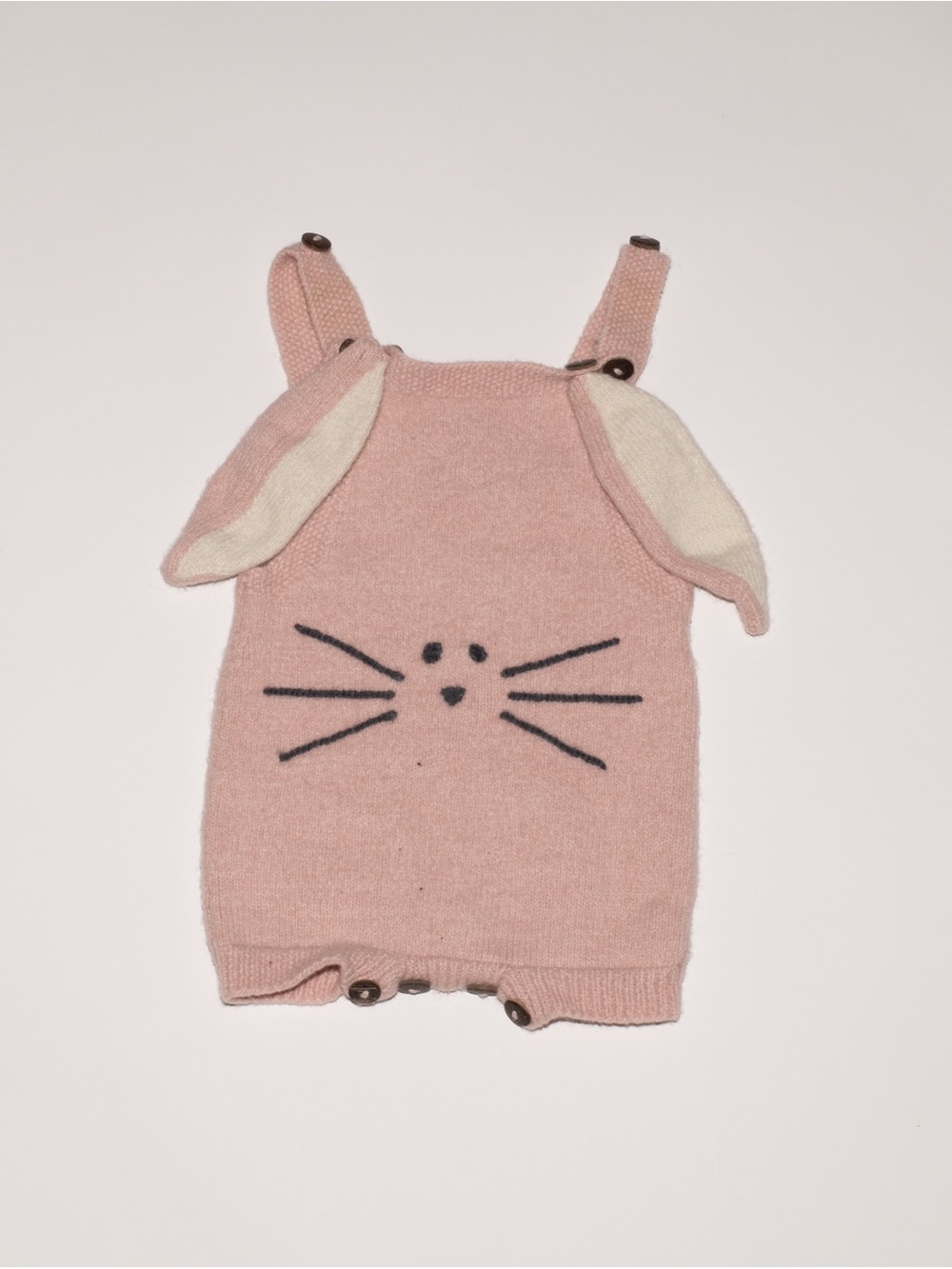 Shirley Bredal Hand Knitted Bunny Suit Romper